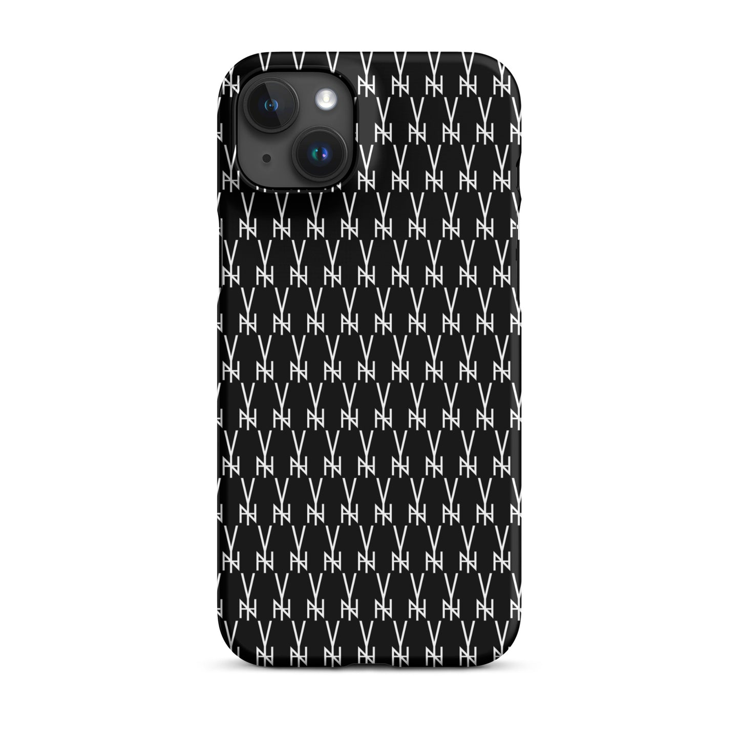 BLK.  MONOGRAM IPHONE SNAP CASE