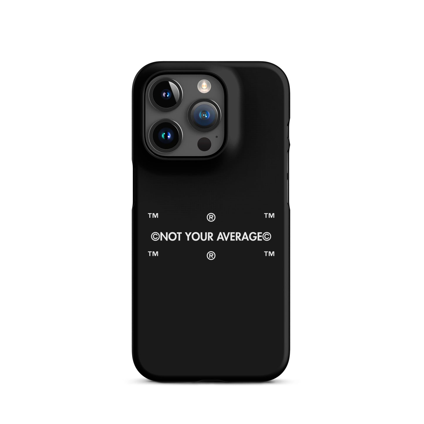 BLK.  TRADEMARK IPHONE SNAP CASE