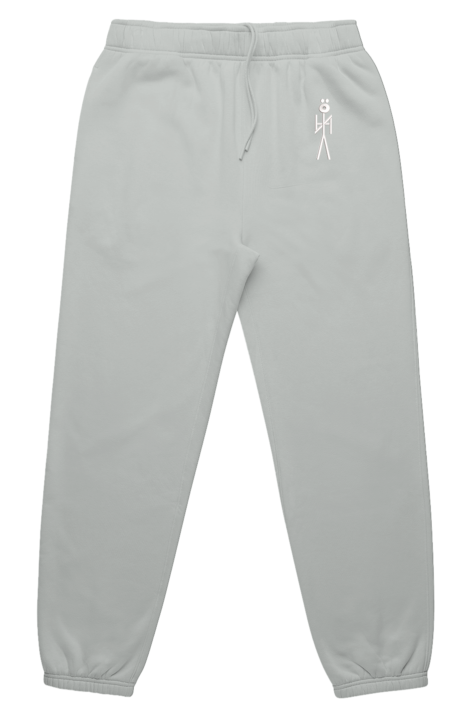 EMB. WHT.  NYAman BAGGY SWEATS